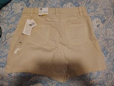 Girls Tan Shorts With New Tags Size 16