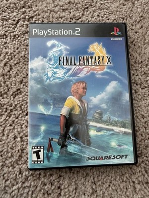 PS2 Final Fantasy X Game CIB - Includes Original Manual & French Guide