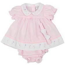 Baby Girls Dress Set Dress Pants Headband Outfit NB-0-3-6M
