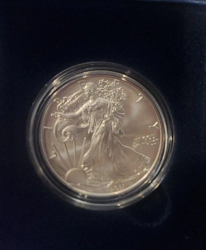 American Eagle 2011 One Ounce Silver Uncirculated Coin with Box