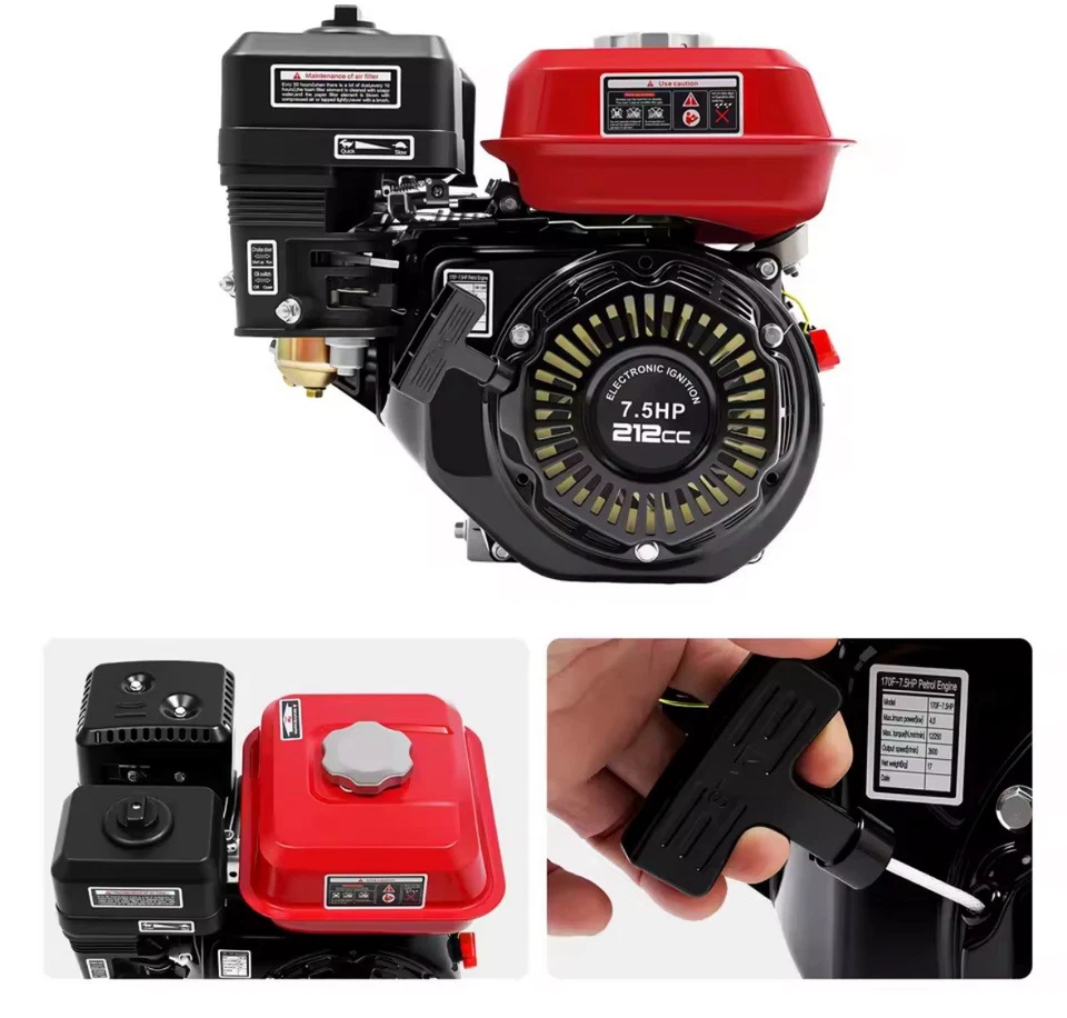 4-Takt 212cc Benzinmotor, 7,5PS 4000W 3600 U/min Einzylinder - Bild 3 von 4