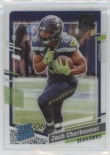2023 Panini Clearly Donruss Rated Rookie Zach Charbonnet #91 0e3p