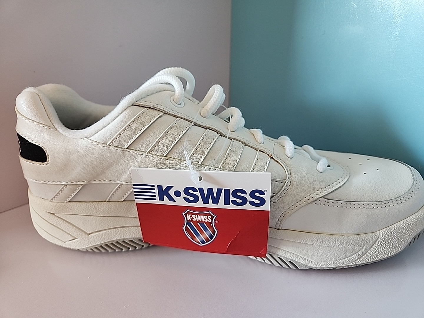 SAOLA Scarpe uomo K Swiss pelle originali nuove taglia 7 1 2