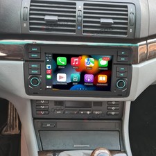 7" Car Stereo Radio For BMW 3-series E46 M3 Apple CarPlay GPS NAVI Android14 32G
