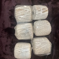 6 Rolls Of Twine In Plastic Packaging Unmarked On 2.75 X 2.5 Cardboard Spools