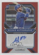 2021 Panini Prizm Rookie Auto Red Prizm 38/99 Anderson Tejeda #RA-AT Auto 1u6