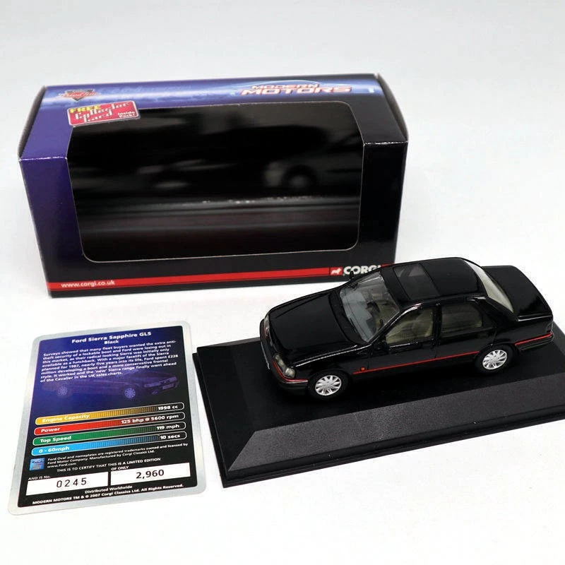 Corgi LLEDO Vanguards Ford Sierra Sapphire GLS Models Toys Diecast Car Gift 1/43 - Image 3 of 4
