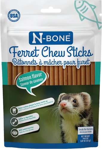 Ferret Chew Sticks Salmon Flavor 1.87-Oz Bag