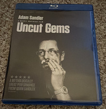 Uncut Gems Blu-ray R Movie Adam Sandler **NO DIGITAL **