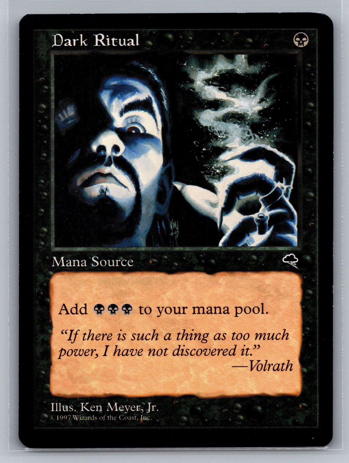 Dark Ritual Tempest #118 Magic MTG