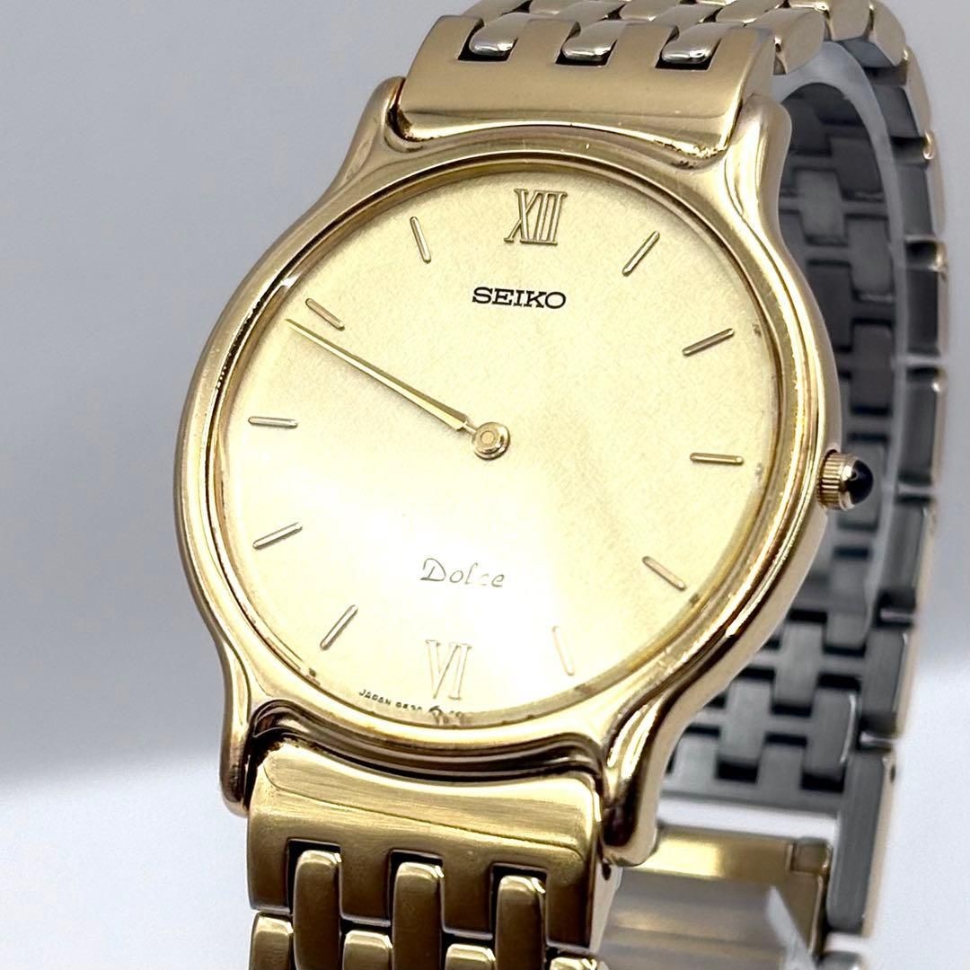 Battery New QZ s Men Working SEIKO Round Dolce DOLCE Gold Seiko Quartz - VintageWatches.PK Battery New QZ s Men Working SEIKO Round Dolce DOLCE Gold Seiko Quartz - vintagewatches.pk