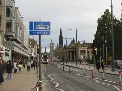 Photo A3 Trams - at any time Edinburgh But not anytime soon - the famous c2012