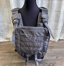 Mission Critical S.01 Tactical Baby Carrier Vest Style Front  Back Gray NWOT