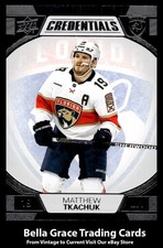 2022-23 Upper Deck Credentials Matthew Tkachuk #37 Florida Panthers NHL Hockey