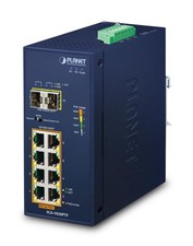 Planet IGS-1020PTF IP30 Ind 8-P 10/100/1000T 802.3at PoE + 2-Port 100/1000X ~E~