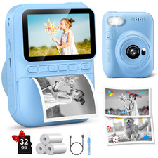 Gofunly Instant Print Camera for Kids, 3.0" HD 1080P Digital Video Instant