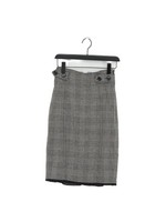 Karen Millen Women's Midi Skirt UK 8 Grey Wool