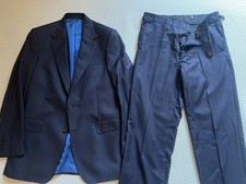 Ede & Ravenscroft Richmond Navy Pick And Pick Suit 40L RRP £795