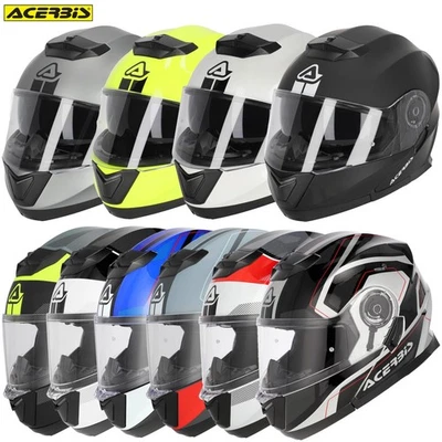 CASCO ACERBIS SEREL MODULARE TOURING INTEGRALE APRIBILE CON VISIERINO PARASOLE - Image 1 of 4