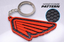Motorcycle Enthusiast Keychain   3D Honeycomb...