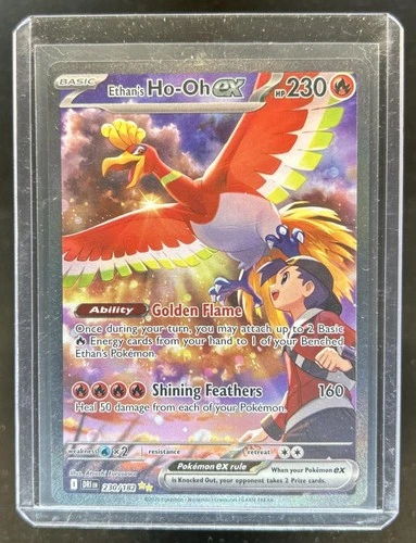 2025 Pokemon Destined Rivals Ethan's Ho-Oh ex #230/182