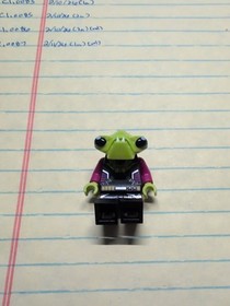 LEGO Alien Conquest Alien Pilot Minifigure 7050 7052 7067 Green Purple and Black