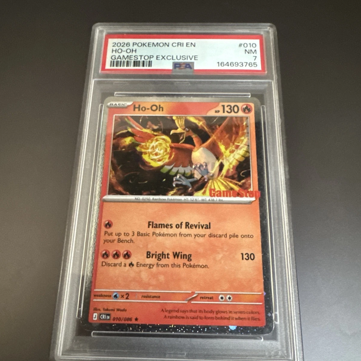 Preços baixos em Ho-Oh Pokémon TCG Autenticador Esportivo