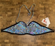 Freya Folklore AS3811MUI Padded Sweetheart Bikini Top Multi 30DDD / 30E NWT