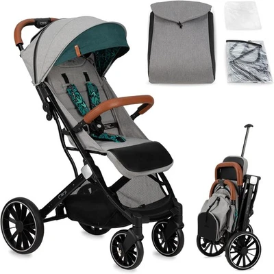 MOMI ESTELLE DAKAR BUGGY KINDERWAGEN BIS 22 KG GRAU GROßE RÄDER - Bild 1 von 4