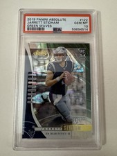 JARRETT STIDHAM 2019 PANINI ABSOLUTE GREEN WAVES RC 01/25 PSA 10 POP 1
