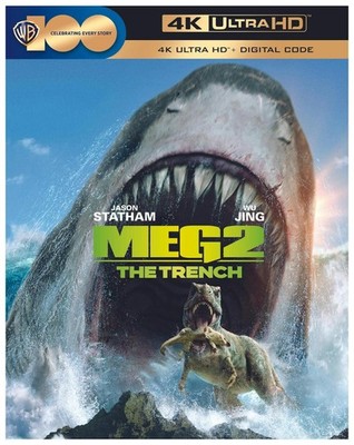 Meg 2 The Trench 4K UHD Blu-ray Jason Statham NEW