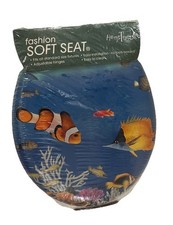 HomeTrends Soft Toilet Seat Tropical Fish Ocean CoralReef Standard Under The Sea