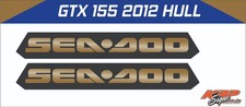 SEADOO GTX 155 2012 Graphics / Decal / Sticker Kit CUSTOM HULL ONLY