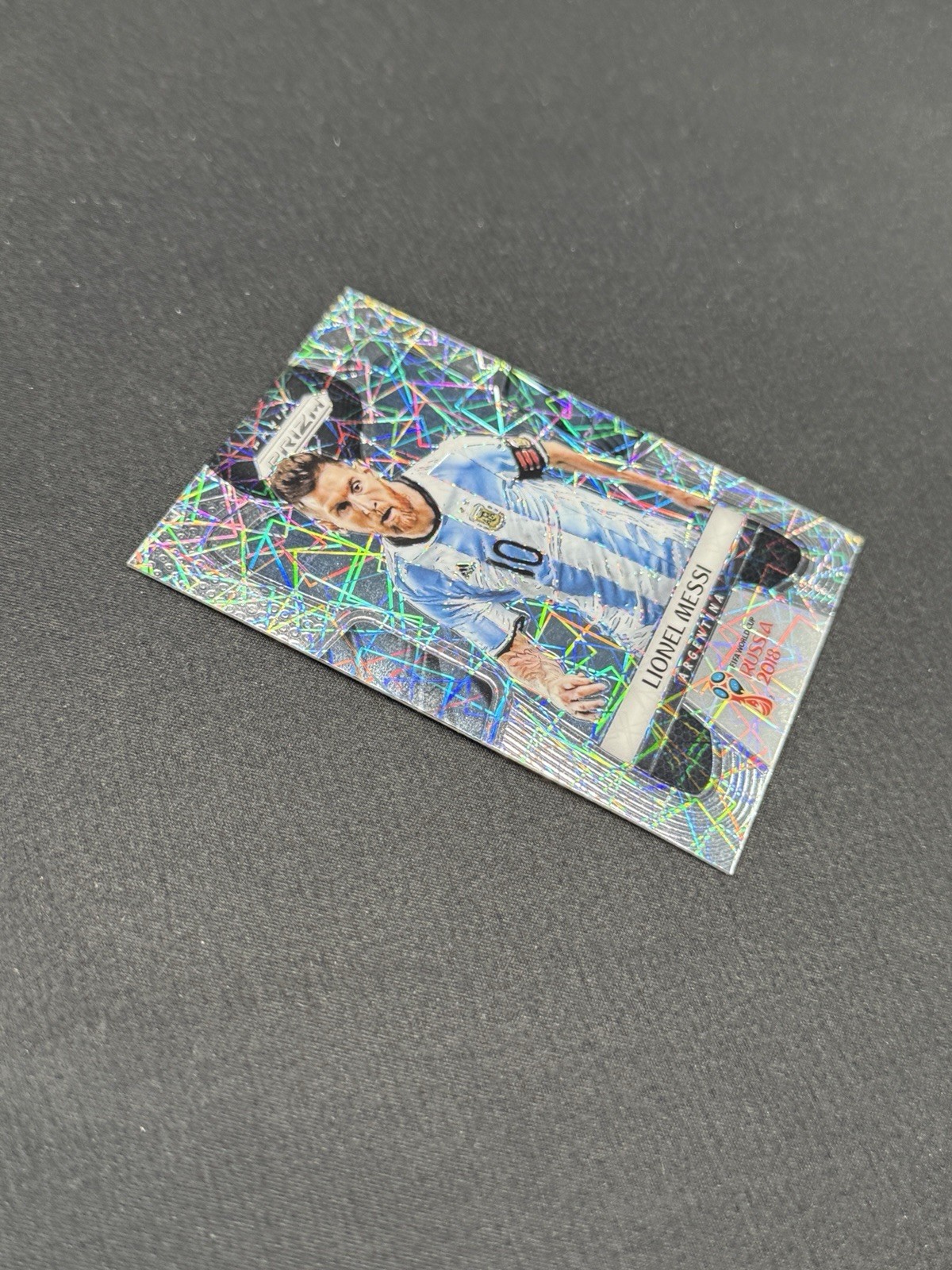 2018 Panini Prizm LIONEL MESSI SILVER LAZER REFRACTOR SSP HOLO #1🔥ULTRA RARE🔥 view 6