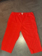 KJBrand - leichte rote Sommerhose Caprihose G...