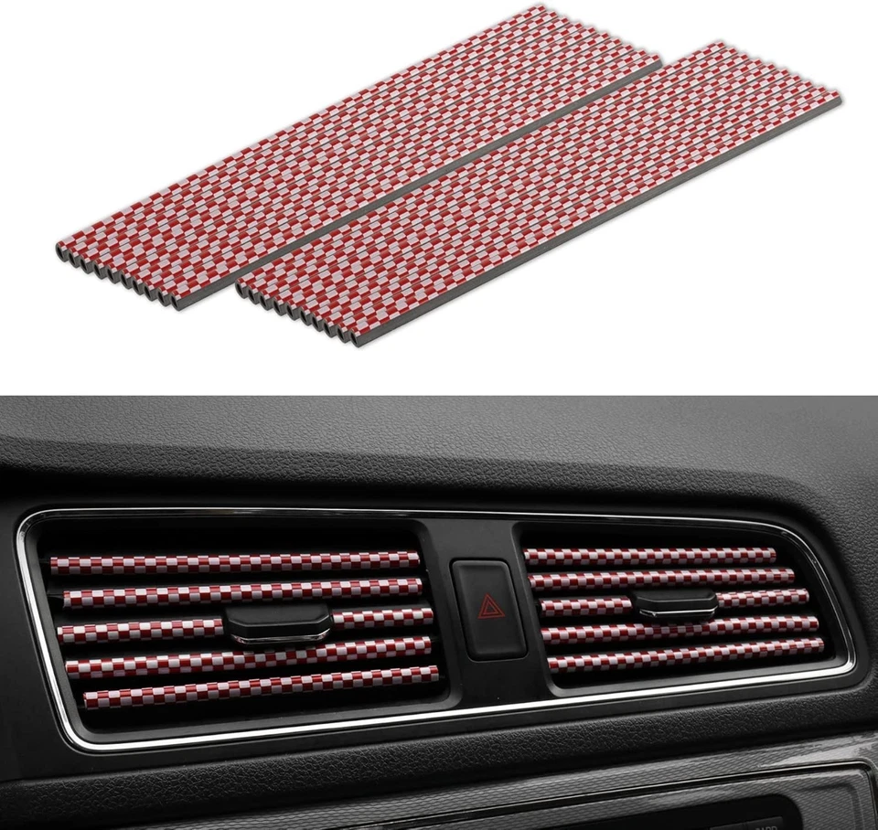 Tira decorativa aire acondicionado coche 20 piezas para toma de ventilación, Wat universal... Foto 2 de 4