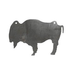 Tactical Scorpion AR500 Steel Shooting Laser Cut Gong Target Bison 18 x 12 x 3/8
