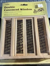 HouseWorks 1:12 scale dollhouse double casement window
