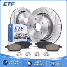 Front Drilled Rotors Brake Pads For Chrysler 300 2005-2023 Dodgemagnum2005-2008 Front Drilled Rotors Brake Pads For Chrysler 300 2005-2023 Dodgemagnum2005-2008