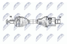 Antriebswelle Vorderachse links für MERCEDES-BENZ GLC Coupe