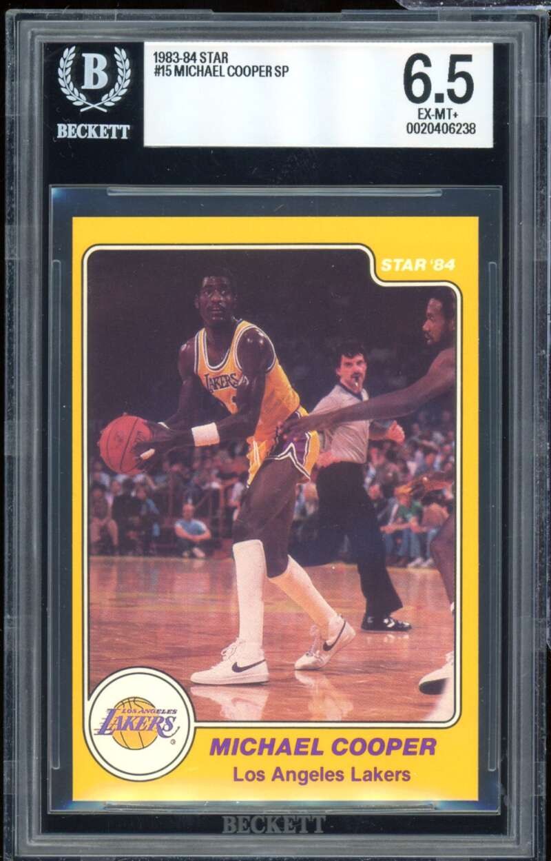 Michael Cooper Card 1983-84 Star #15 BGS 6.5