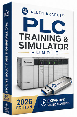 PLC VIDEO TRAINING COURSE | TRAINER SIMULATOR | 2026 EDITION | Mailed CD