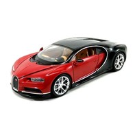 Welly 24077 Bugatti Chiron Rot/Schwarz 2016 MaßStab 1:24 Modellauto
