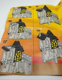 Lego 6074 Castle Black Falcon's Fortress Instruction MANUAL ONLY (1986)