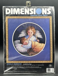 Dimensions Counted Cross Stitch Kit Angelic Guardian Angel Mago 3873