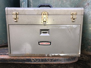 VTG Craftsman Crown-era 7 Drawer Machinist's Tool Chest Tool Box Collectible