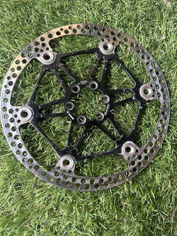 203mm Hope 6 Bolt Floating Rotor Black