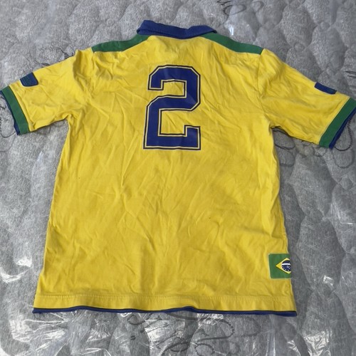 Polo Le Coq Sportif Brasil Fútbol Hombres Grande Bordado Cupé Du Mondo #2 - Imagen 7 de 10