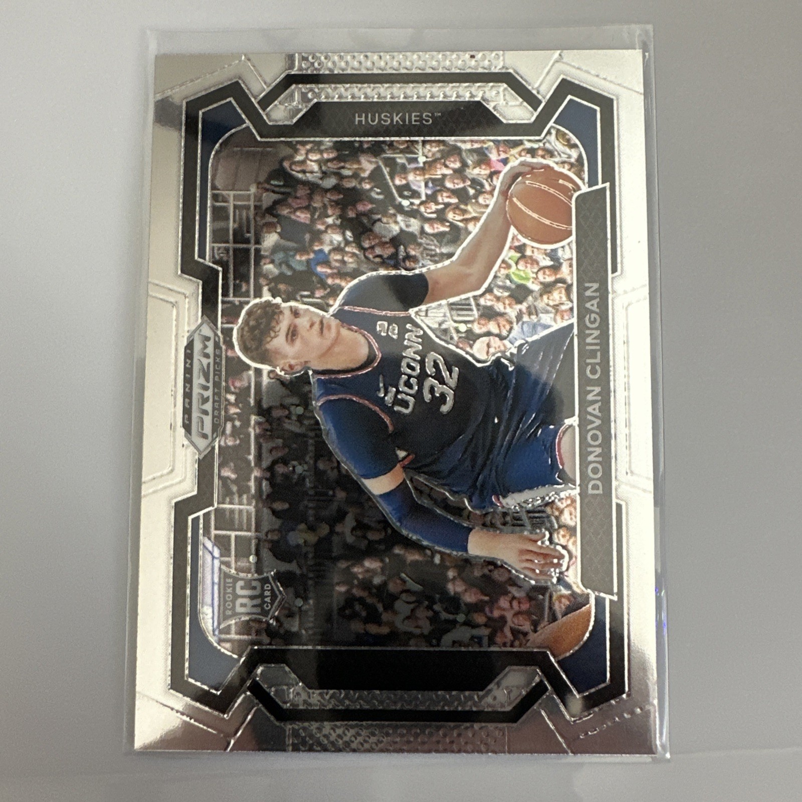 2024 Panini Prizm Draft Picks #95 Donovan Clingan Prizms Silver Variation