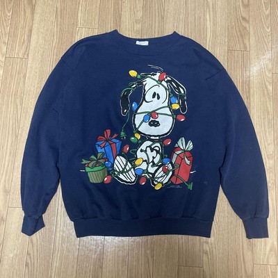 Vintage Peanuts Men's XL Snoopy Sweatshirt 50S 60S 70S 80S 90S